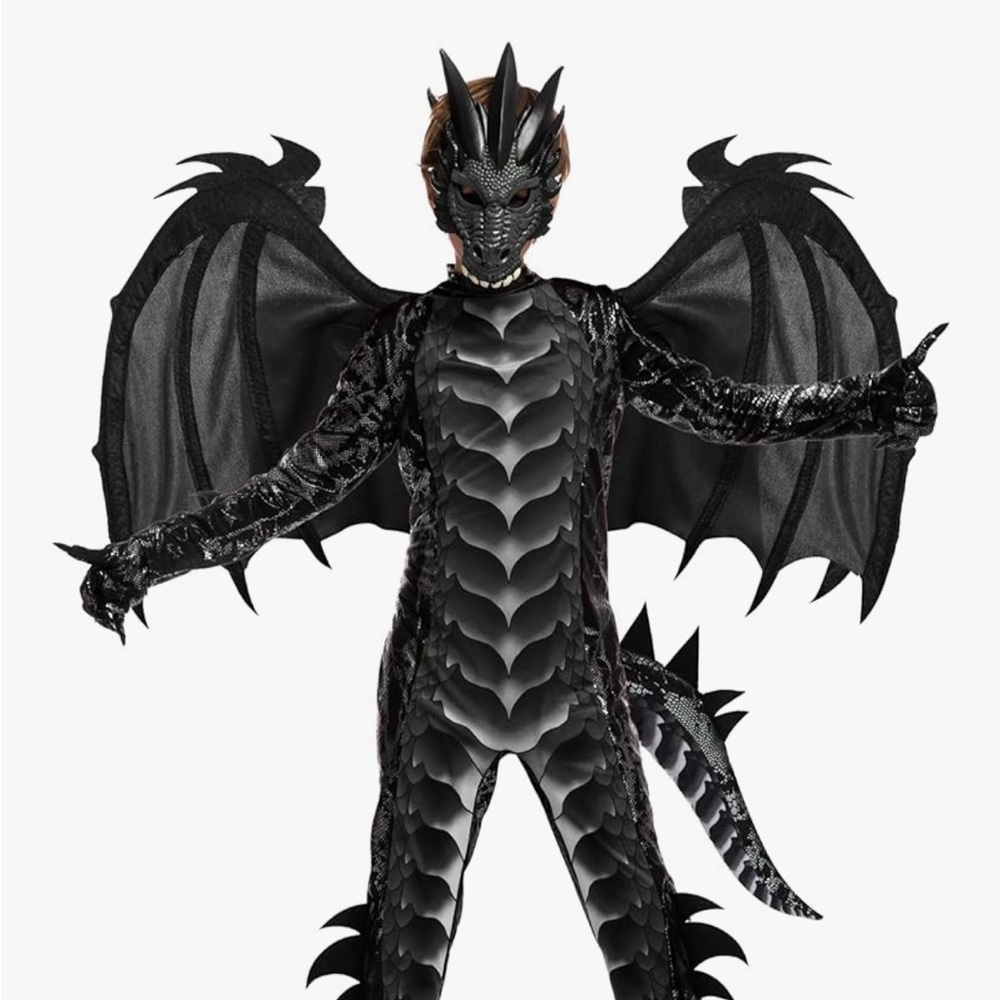 Dragon Costume Set with Mask and Wings